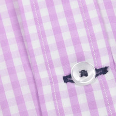 Violet Gingham Dress Shirt