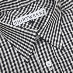 Black Gingham Dress Shirt