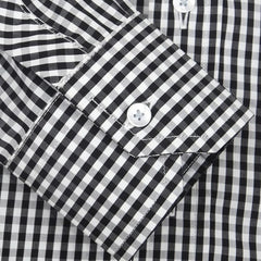 Black Gingham Dress Shirt