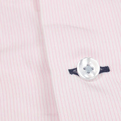 Pink Mini Stripe Poplin Dress Shirt