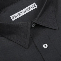 Charcoal End-on-End Dress Shirt