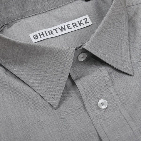 Light Grey End-on-End Dress Shirt