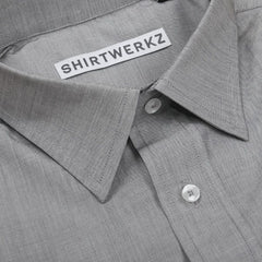 Light Grey End-on-End Dress Shirt