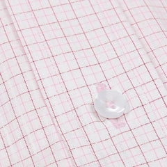 Pink Brown Tattersall Dress Shirt