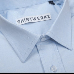 Light Blue Pincheck Dress Shirt