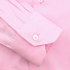 Pink Herringbone Dress Shirt